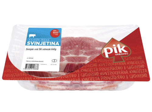 Pik Vrbovec SVINJSKI VRAT svježe, 640 g
