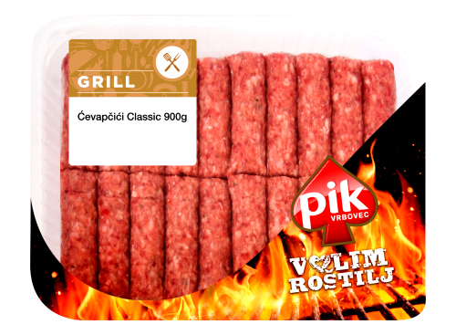 Pik Vrbovec ĆEVAPČIĆI svježe, classic, 900 g