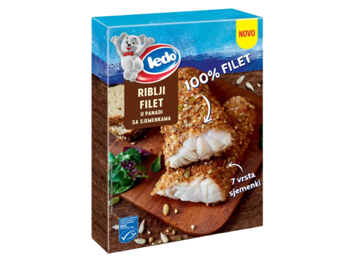 Ledo PANIRANI RIBLJI FILET filet 7 sjemenki 250 g
