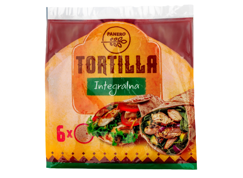 Panero TORTILJE INTEGRALNE integralne, 25 cm, 6 kom 370 g