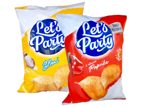 Let’s Party ČIPS paprika, slani 150 g