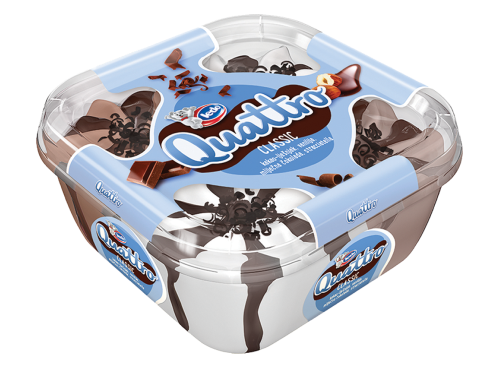 Ledo SLADOLED QUATTRO classic, chocomania 900 ml