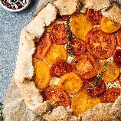 Galetta s cherry rajčicama i mozzarellom