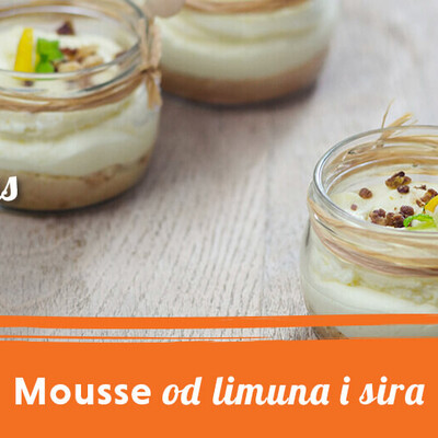 Mousse od limuna i sira