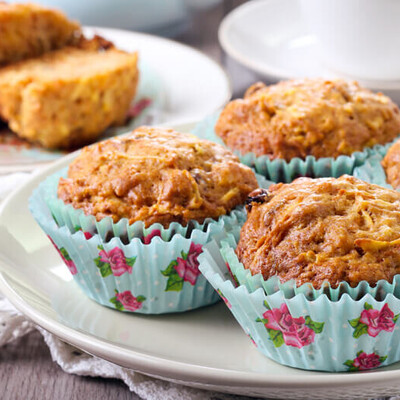 Muffini od jabuke, mrkve i kokosa