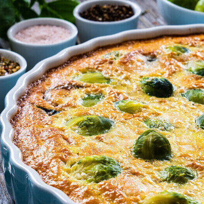 Quiche od šunke i kelja pupčara