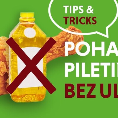 Pohana piletina bez ulja