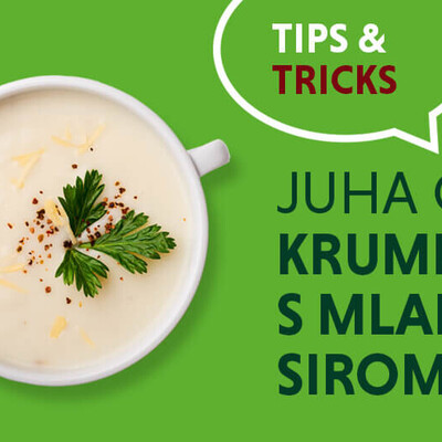Juha od krumpira s mladim sirom