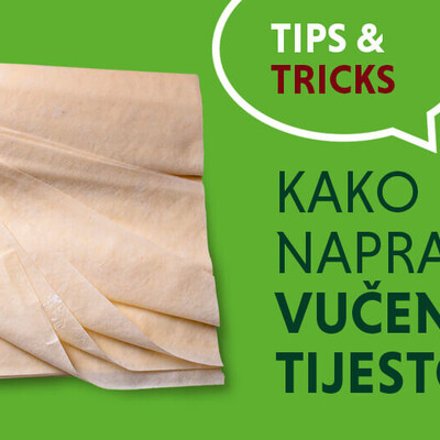 Kako napraviti vučeno tijesto